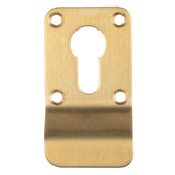 This is an image of Carlisle Brass - Euro Profile Cylinder Pull - Satin PVD available to order from T.H Wiggans Architectural Ironmongery in Kendal, quick delivery and discounted prices.