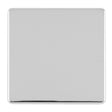 This is an image showing Eurolite Concealed 3mm Single Blank - Polished Chrome (With White Trim) ecpc1b available to order from T.H. Wiggans Ironmongery in Kendal, quick delivery and discounted prices.