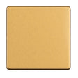 This is an image showing Eurolite Concealed 3mm Single Blank Plate - Satin Brass ecsb1bb available to order from T.H. Wiggans Ironmongery in Kendal, quick delivery and discounted prices.