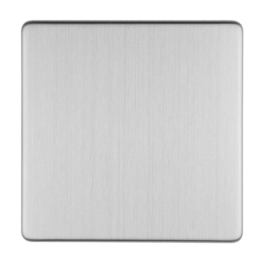 This is an image showing Eurolite Concealed 3mm Single Blank - Stainless Steelecss1b available to order from T.H. Wiggans Ironmongery in Kendal, quick delivery and discounted prices.