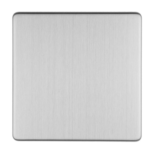This is an image showing Eurolite Concealed 3mm Single Blank - Stainless Steelecss1b available to order from T.H. Wiggans Ironmongery in Kendal, quick delivery and discounted prices.