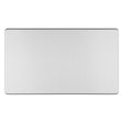 This is an image showing Eurolite Concealed 3mm Double Blank - Stainless Steel (With Brass Trim) ecss2b available to order from T.H. Wiggans Ironmongery in Kendal, quick delivery and discounted prices.