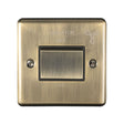 This is an image showing Eurolite Enhance Decorative Fan Switch - Antique Brass (With Black Trim) enfswabb available to order from T.H. Wiggans Ironmongery in Kendal, quick delivery and discounted prices.