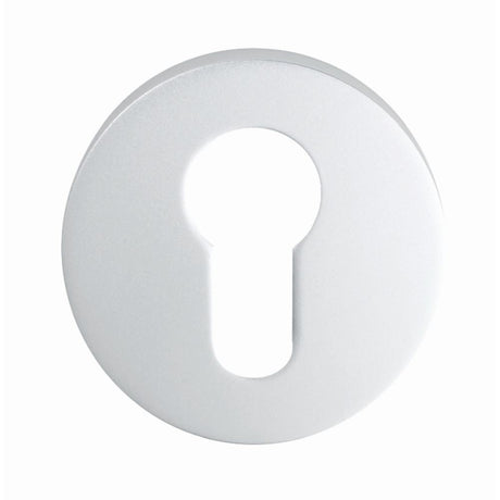 This is an image of Eurospec - Euro Escutcheon - Satin Anodised Aluminium available to order from T.H Wiggans Architectural Ironmongery in Kendal, quick delivery and discounted prices.