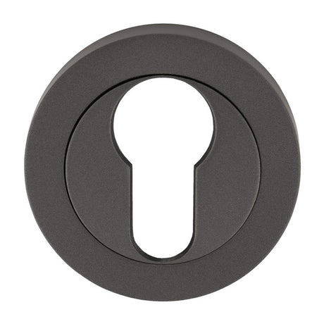 This is an image of a Carlisle Brass - Carlisle Brass Euro Escutcheon - Anthracite eul001ant that is availble to order from T.H Wiggans Ironmongery in Kendal.