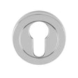 This is an image of Carlisle Brass - Euro Escutcheon - Polished Chrome available to order from T.H Wiggans Architectural Ironmongery in Kendal, quick delivery and discounted prices.