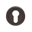 This is an image of Carlisle Brass - Euro Escutcheon - Matt Bronze available to order from T.H Wiggans Architectural Ironmongery in Kendal, quick delivery and discounted prices.
