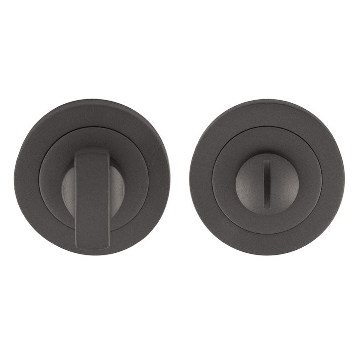 This is an image of a Carlisle Brass - Carlisle Brass Thumbturn & Release - Anthracite eul004ant that is availble to order from T.H Wiggans Ironmongery in Kendal.