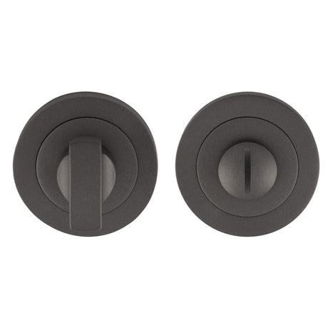 This is an image of a Carlisle Brass - Carlisle Brass Thumbturn & Release - Anthracite eul004ant that is availble to order from T.H Wiggans Ironmongery in Kendal.