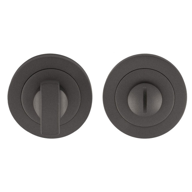 This is an image of a Carlisle Brass - Carlisle Brass Thumbturn & Release - Anthracite eul004ant that is availble to order from T.H Wiggans Ironmongery in Kendal.