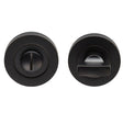 This is an image of Carlisle Brass - Thumbturn & Release - Matt Black available to order from T.H Wiggans Architectural Ironmongery in Kendal, quick delivery and discounted prices.