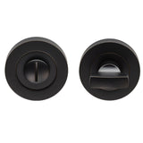This is an image of Carlisle Brass - Thumbturn & Release - Matt Black available to order from T.H Wiggans Architectural Ironmongery in Kendal, quick delivery and discounted prices.