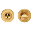 This is an image of Carlisle Brass - Thumbturn & Release - Satin Brass available to order from T.H Wiggans Architectural Ironmongery in Kendal, quick delivery and discounted prices.