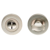 This is an image of Carlisle Brass - Thumbturn & Release - Satin Nickel available to order from T.H Wiggans Architectural Ironmongery in Kendal, quick delivery and discounted prices.