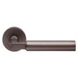 This is an image of Carlisle Brass - Amiata Lever on Rose - Matt Bronze available to order from T.H Wiggans Architectural Ironmongery in Kendal, quick delivery and discounted prices.