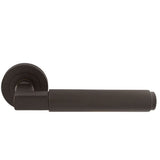 This is an image of Carlisle Brass - Masano Lever On Rose - Matt Bronze available to order from T.H Wiggans Architectural Ironmongery in Kendal, quick delivery and discounted prices.