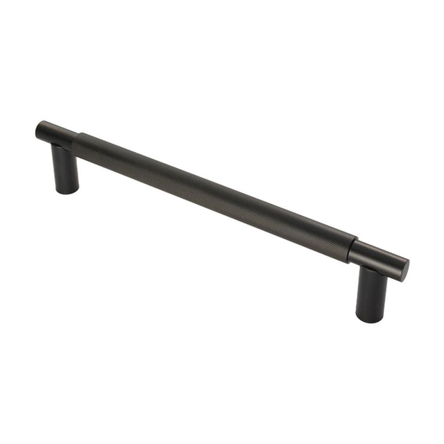 This is an image of Carlisle Brass - Varese Pull Handle - Matt Black available to order from T.H Wiggans Architectural Ironmongery in Kendal, quick delivery and discounted prices.