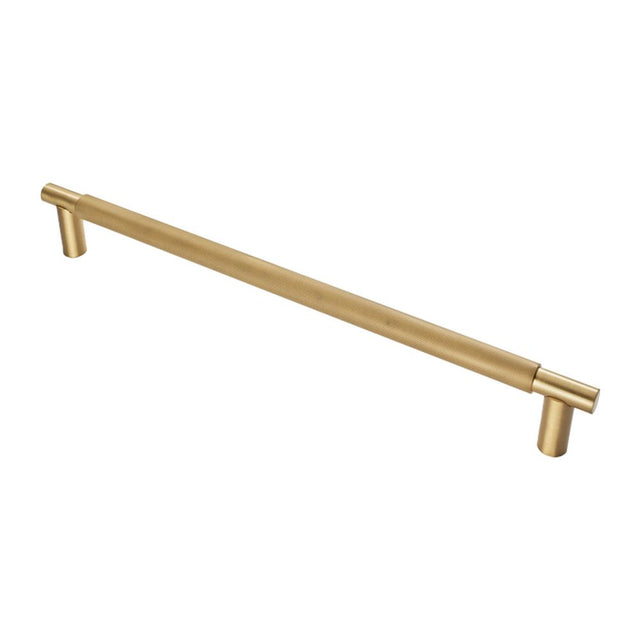 This is an image of Carlisle Brass - Varese Pull Handle - Satin Brass available to order from T.H Wiggans Architectural Ironmongery in Kendal, quick delivery and discounted prices.