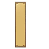 This is an image of Carlisle Brass - Georgian Finger Plate 302 x 74mm - Polished Brass available to order from T.H Wiggans Architectural Ironmongery in Kendal, quick delivery and discounted prices.