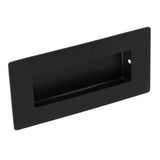 This is an image of Carlisle Brass - Flush Pull - Matt Black available to order from T.H Wiggans Architectural Ironmongery in Kendal, quick delivery and discounted prices.