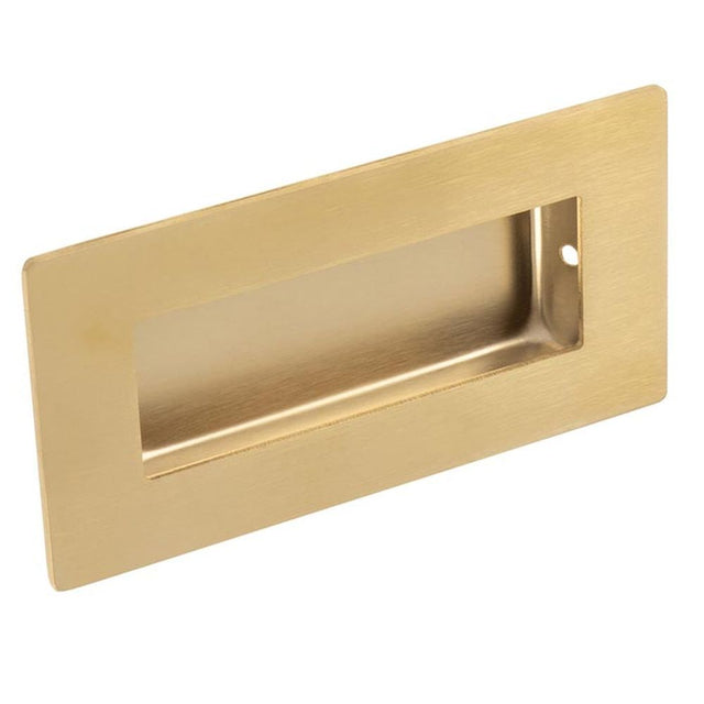 This is an image of Carlisle Brass - Flush Pull - Satin PVD available to order from T.H Wiggans Architectural Ironmongery in Kendal, quick delivery and discounted prices.