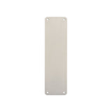 This is an image of Eurospec - Finger Plate Plain 300 x 75mm - SSS available to order from T.H Wiggans Architectural Ironmongery in Kendal, quick delivery and discounted prices.