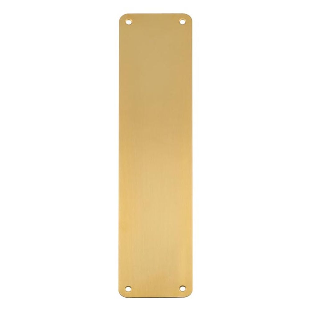 This is an image of Carlisle Brass - Finger Plate Plain 350 x 75mm - Satin PVD available to order from T.H Wiggans Architectural Ironmongery in Kendal, quick delivery and discounted prices.