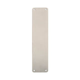 This is an image of Eurospec - Finger Plate Plain 350 x 75mm - SSS available to order from T.H Wiggans Architectural Ironmongery in Kendal, quick delivery and discounted prices.