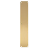 This is an image of Carlisle Brass - Finger Plate Plain 500 x 75mm - Satin PVD available to order from T.H Wiggans Architectural Ironmongery in Kendal, quick delivery and discounted prices.