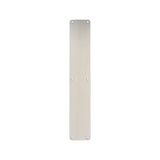 This is an image of Eurospec - Finger Plate Plain 500 x 75mm - SSS available to order from T.H Wiggans Architectural Ironmongery in Kendal, quick delivery and discounted prices.