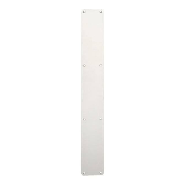 This is an image of Eurospec - Finger Plate Plain 650 x 75mm - PSS available to order from T.H Wiggans Architectural Ironmongery in Kendal, quick delivery and discounted prices.