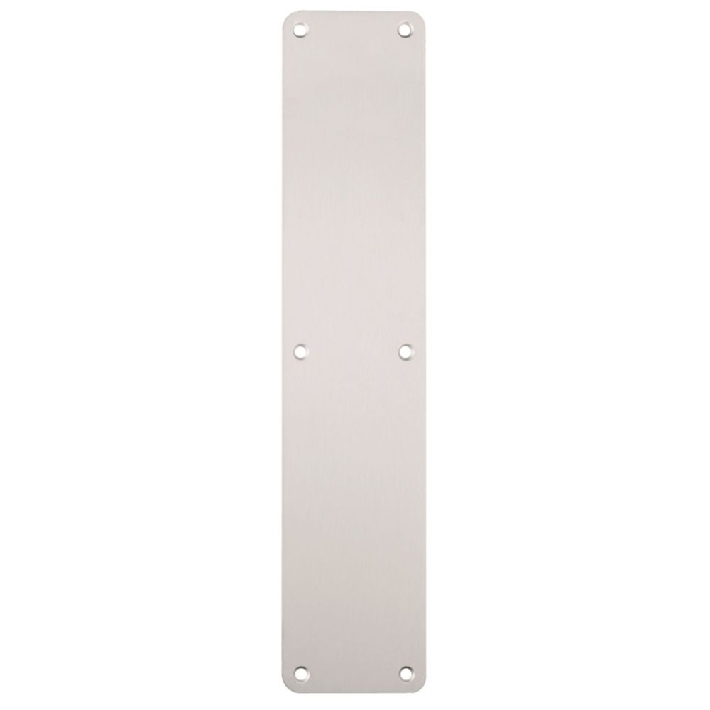 This is an image of Eurospec - Plain Finger Plate 300 x 75mm - SAA available to order from T.H Wiggans Architectural Ironmongery in Kendal, quick delivery and discounted prices.