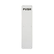 This is an image of Eurospec - Push Finger Plate 350 x 75mm - SAA available to order from T.H Wiggans Architectural Ironmongery in Kendal, quick delivery and discounted prices.