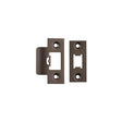 This is an image of a Eurospec - Tls Forend & Strike Pack - Matt Bronze that is availble to order from T.H Wiggans Architectural Ironmongery in Kendal.