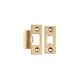 This is an image of a Eurospec - Tls Forend & Strike Pack - Satin Brass that is availble to order from T.H Wiggans Architectural Ironmongery in Kendal.