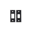 This is an image of a Eurospec - Tld Forend & Strike Pack - Matt Black that is availble to order from T.H Wiggans Architectural Ironmongery in Kendal.
