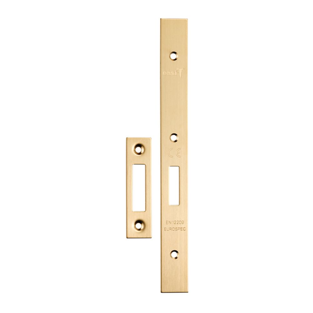 This is an image of a Eurospec - Din Deadlock Forend & Strike Pack that is availble to order from T.H Wiggans Architectural Ironmongery in Kendal.