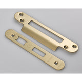 This is an image of a Eurospec - Forend Strike & Fixing Pack to suit Architectural Sashlocks (BAS/ESS/ that is availble to order from T.H Wiggans Architectural Ironmongery in Kendal.