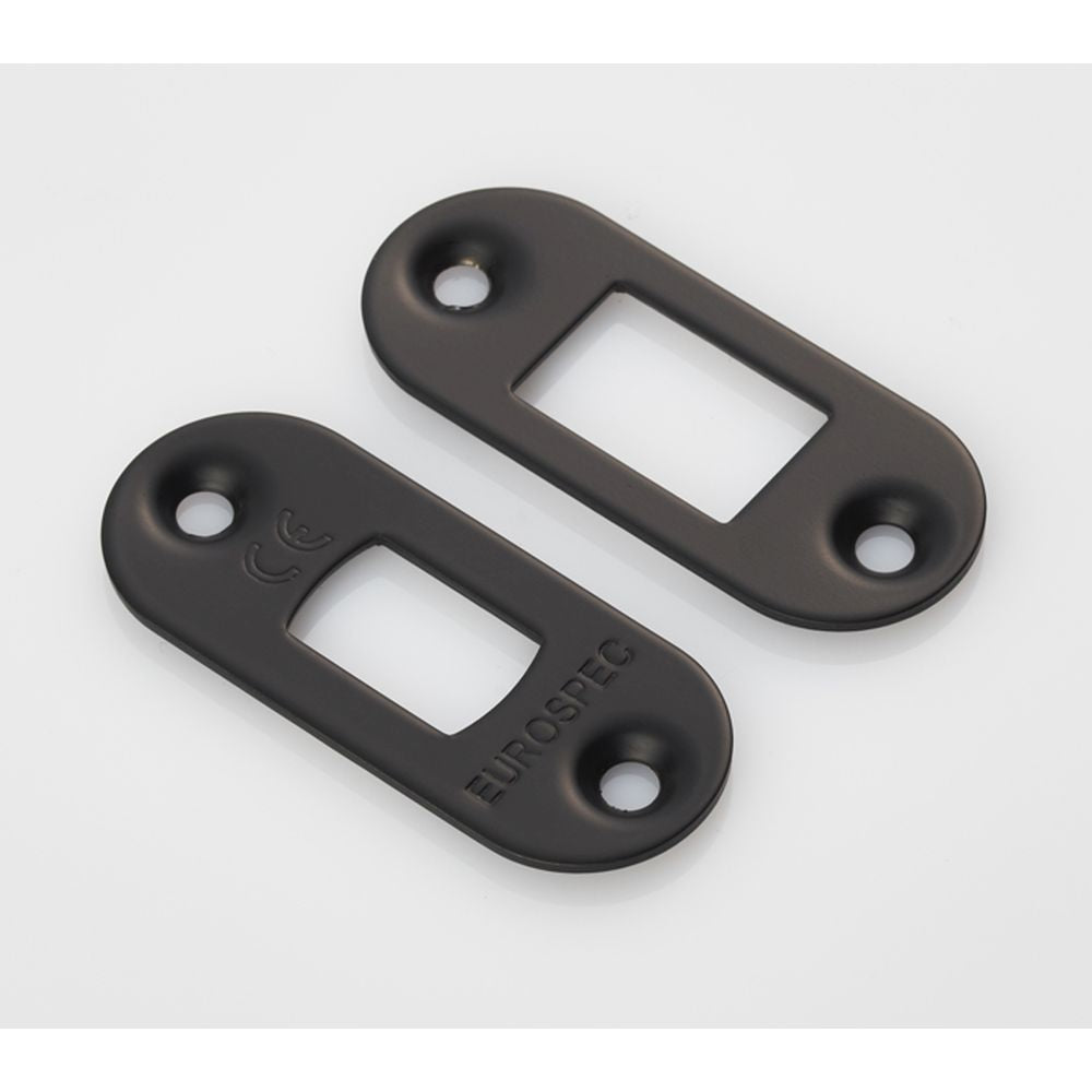 This is an image of a Eurospec - Forend Strike & Fixing Pack to suit Heavy Duty Tubular Deadbolt Radiu that is availble to order from T.H Wiggans Architectural Ironmongery in Kendal.