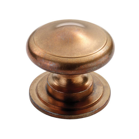 This is an image of a Carlisle Brass - Solid Bronze Cottage Knob - Bronze that is availble to order from T.H Wiggans Architectural Ironmongery in Kendal in Kendal.