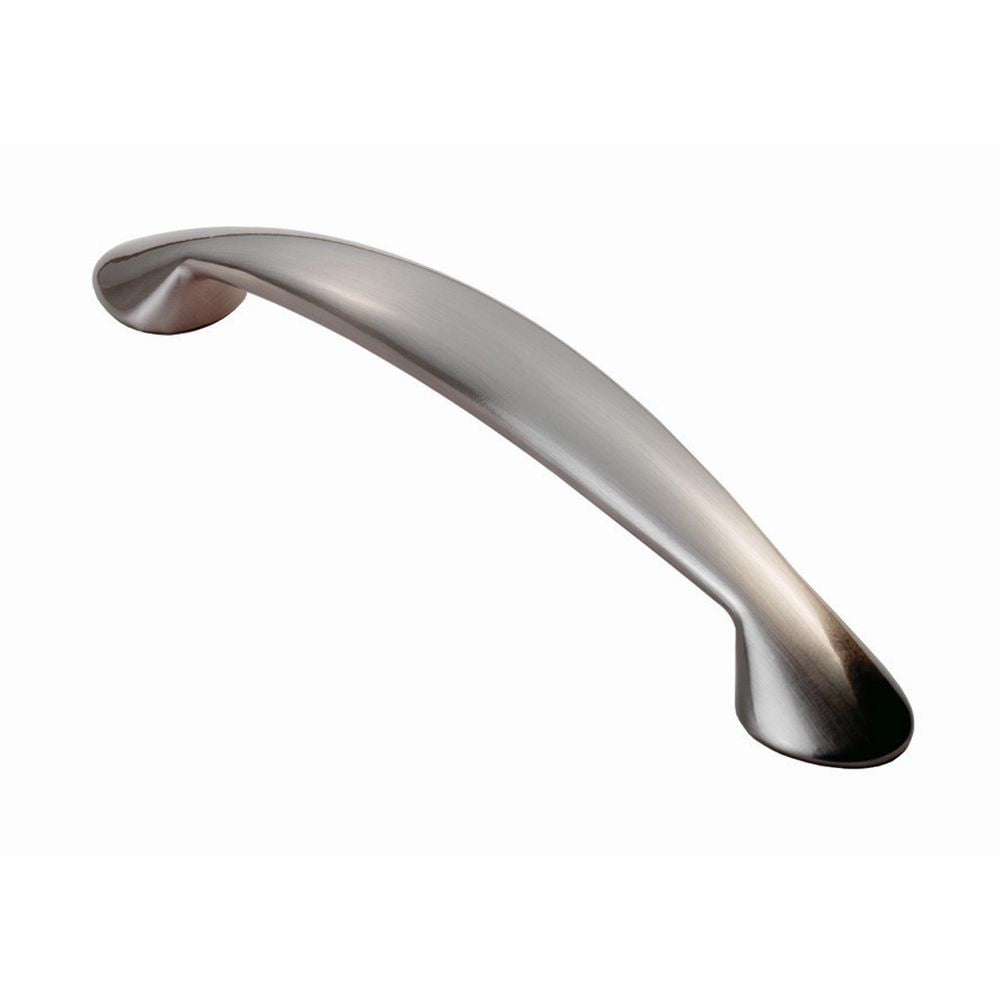 This is an image of a FTD - Platypus Bow Handle - Satin Nickel that is availble to order from T.H Wiggans Architectural Ironmongery in Kendal in Kendal.