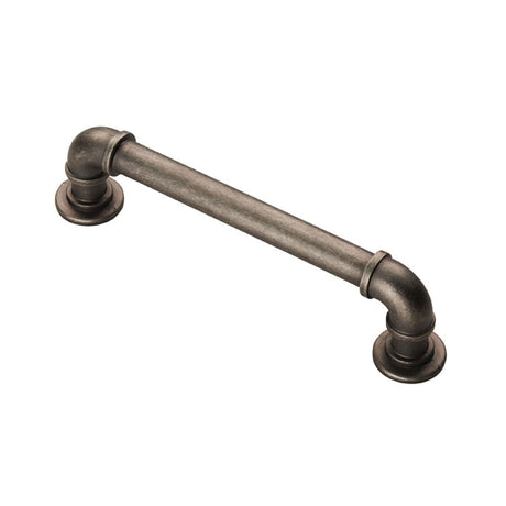 This is an image of a FTD - Pipe Handle - Pewter that is availble to order from T.H Wiggans Architectural Ironmongery in Kendal in Kendal.