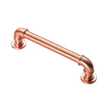 This is an image of a FTD - Pipe Handle - Satin Copper that is availble to order from T.H Wiggans Architectural Ironmongery in Kendal in Kendal.