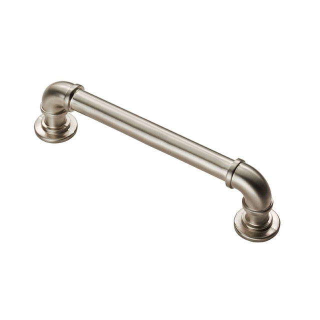 This is an image of a FTD - Pipe Handle - Satin Nickel that is availble to order from T.H Wiggans Architectural Ironmongery in Kendal in Kendal.