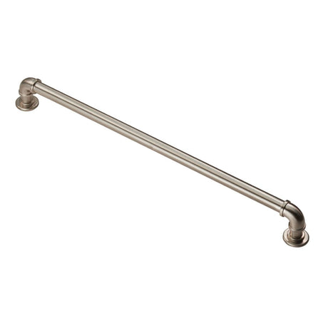 This is an image of a FTD - Pipe Handle - Satin Nickel that is availble to order from T.H Wiggans Architectural Ironmongery in Kendal in Kendal.