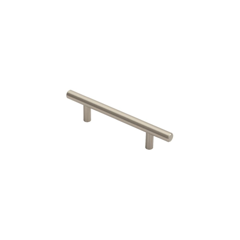 This is an image of a FTD - Steel T-Bar Handle 96mm - Satin Nickel that is availble to order from T.H Wiggans Architectural Ironmongery in Kendal in Kendal.