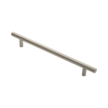 This is an image of a FTD - Steel T-Bar Handle 192mm - Satin Nickel that is availble to order from T.H Wiggans Architectural Ironmongery in Kendal in Kendal.