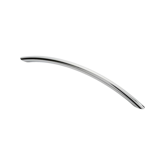 This is an image of a FTD - Bow Handle 192mm - Polished Chrome that is availble to order from T.H Wiggans Architectural Ironmongery in Kendal in Kendal.