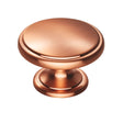 This is an image of a FTD - Oxford Knob 38mm - Satin Copper that is availble to order from T.H Wiggans Architectural Ironmongery in Kendal in Kendal.