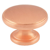 This is an image of a Carlisle Brass - Oxford Knob 32mm that is availble to order from T.H Wiggans Architectural Ironmongery in Kendal in Kendal.